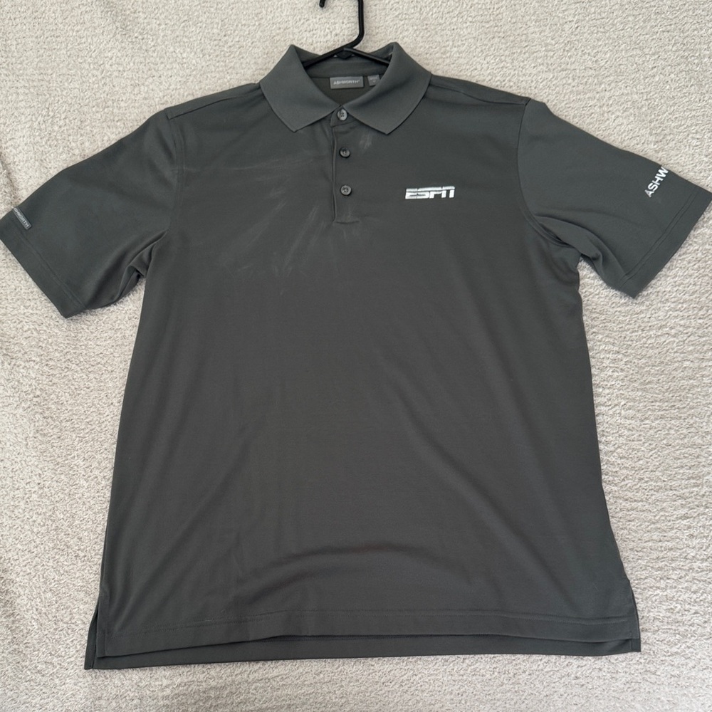 Ashworth Dark Gray Polo Shirt for Men
